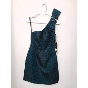 6 for $35 / NWT NINE WEST Blue Bow Shoulder Dress